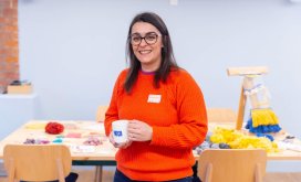 Image 1 Sophie Roberts Founder of West Plum Studio led mindful crafting at Patch York credit Gianluca Barbazza